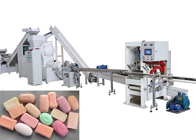 Linia do wykańczania mydła toaletowego o wydajności 2000 kg/h