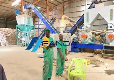 Fabryka pelletu z łuski ryżu