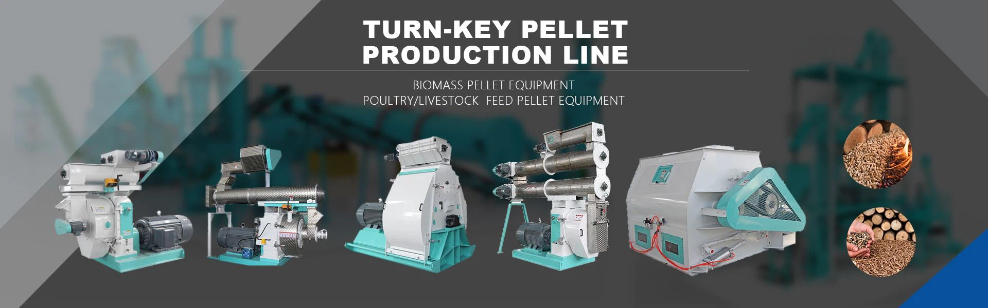 Horizontal ring die pellet mill