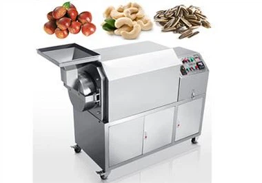 Automatyczna maszyna do pieczenia orzechów nerkowca nasiona orzechów nerkowca za pomocą elektryczności lub gazu